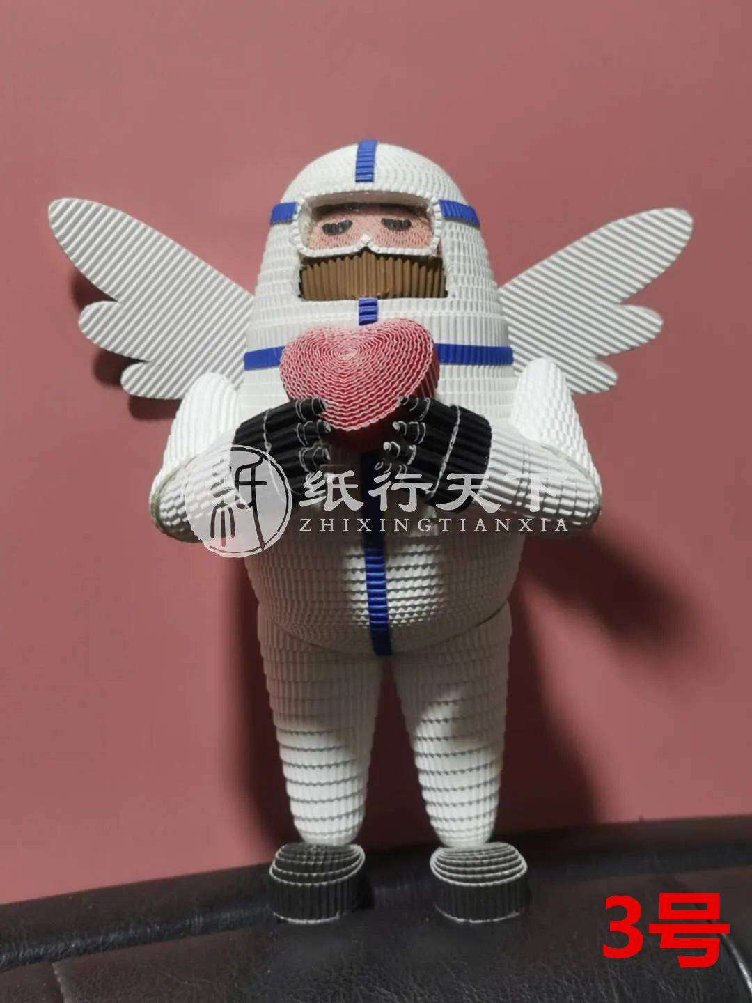 彩色瓦楞纸——白衣天使